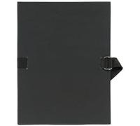 Chemise extensible carton Exacompta dos 12 cm - noire - Lot de 10