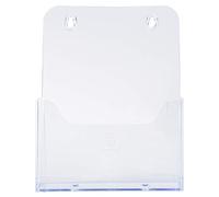 Exacompta Réf. 75058D Distributeur de prospectus sur table 1 compartiment Monobloc A5 Cristal