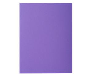 Exacompta - Réf. 807008E - Paquet de 30 sous-chemises ROCK''S 80 g/m2 aux couleurs vives - sous chemises certifiées PEFC™ - dimensions 22 x 31 cm pour format A4 - couleur violine