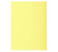 Exacompta - Réf. 850005E - Paquet de 250 sous-chemises SUPER 60 g/m2 aux couleurs pastel - sous chemises certifiées PEFC™ - dimensions 22 x 31 cm pour format A4 - couleur canari