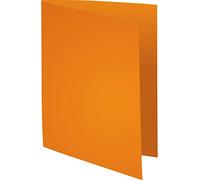 Exacompta - Réf. 850007E - Carton de 5 paquets de 250 sous-Chemises SUPER 60 g/m2 aux Couleurs Pastel - sous Chemises Certifiées PEFC - Dimensions 22 x 31 cm pour Format A4 - Couleur Orange