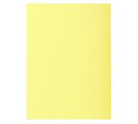 Exacompta - Réf. 850105E - Carton de 10 paquets de 100 sous-chemises SUPER 60 g/m2 aux couleurs pastel - sous chemises certifiées PEFC™ - dimensions 22 x 31 cm pour format A4 - couleur canari