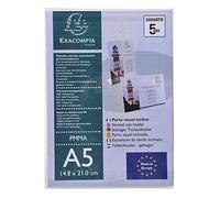 Exacompta Présentoir de document A5 Réf. 85058D incliné vertical ou horizontal Cristal
