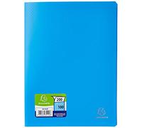 Exacompta - Réf. 85102E - 1 Protège-documents OPAK - 100 pochettes grainées antireflet - 200 vues - pour format A4 - dimensions 24 x 32 cm - couverture en polypro souple - couleur bleu clair