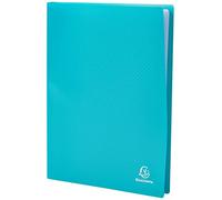 Exacompta - Réf. 85103E - 1 Protège-documents OPAK - 100 pochettes grainées antireflet - 200 vues - pour format A4 - dimensions 24 x 32 cm - couverture en polypro souple - couleur vert foncé