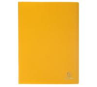 Exacompta - Réf. 85109E - Carton de 8 Protèges-documents OPAK - 100 pochettes grainées antireflet - 200 vues - pour format A4 - dimensions 24 x 32 cm - couverture en polypro souple - couleur jaune