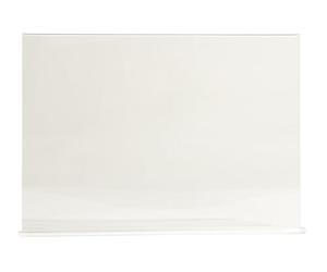 Exacompta - Réf. 85159D - 1 Porte-visuel droit horizontal A5 - Dimensions Prof 21,5 x larg 6 x H 15,5cm - PMMA (acrylique) pour photos, publicités, menus restaurants, hôtels - Cristal