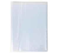 Exacompta - Réf. 85460E - Carton de 12 Protège-documents Chromaline - 40 pochettes cristal lisse - 80 vues - pour A4 - dim 24 x 32 cm - couverture en polypro translucide semi-rigide - cristal