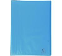 Exacompta - Réf. 85468E - 1 Protège-documents Chromaline - 40 pochettes cristal lisse - 80 vues - pour A4 - dim 24 x 32 cm - couverture en polypro translucide semi-rigide - couleur turquoise