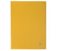 Exacompta - Réf. 8549E - Carton de 12 Protèges-documents OPAK - 40 pochettes grainées antireflet - 80 vues - pour format A4 - dimensions 24 x 32 cm - couverture en polypro souple - couleur jaune