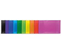 Exacompta - Réf. 85770E - 1 Protège-documents Iderama - 30 pochettes cristal lisse - 60 vues - pour A4 - dim 24 x 32 cm - couverture en polypro semi-rigide - 10 couleurs aléatoires
