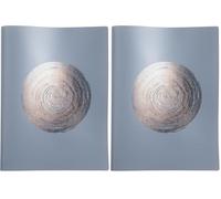 Exacompta - Réf. 85790E - 1 Protège-documents Ellipse - 30 pochettes cristal lisse - 60 vues - pour A4 - dim 24 x 32 cm - couverture en PP recyclé semi-rigide - 3 couleurs aléatoires (Lot de 2)