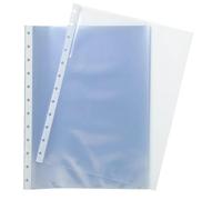 Exacompta - Réf. 86134E - Carton de 10 recharges de 10 pochettes cristal translucide haute qualité pour protège-documents amovible à anneaux Exactive - pour format A4