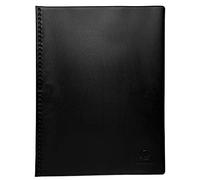 Exacompta Porte vues Vega A4 - PVC - 10 pochettes - 20 vues - Noir