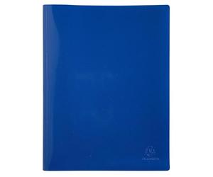 Exacompta - Réf. 88182E - Carton de 12 Protège-documents en PP recyclé semi-rigide BeeBlue 60 vues - A4 - Bleu marine