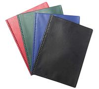 Exacompta - Réf. 88220E - 1 Protège-documents Vega - 10 pochettes anti-transfert d'encre - 20 vues - pour A4 - dim 23,5x31 cm - couverture en PVC extra souple et extra résistant - couleurs aléataoires