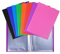 Exacompta Protège-documents OPAK 8840E – Carton de 10, 40 pochettes (80 vues) A4, couleurs assorties