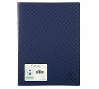 Exacompta - Réf. 884572E - 1 Protège-documents Forever - 40 pochettes cristal lisse - 80 vues - pour A4 - dim 24 x 32 cm - couverture en polypro recyclé rigide - aspect mat - couleur bleu