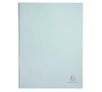 Exacompta - Réf. 88460E - 1 Protège-documents Aquarel - 40 pochettes cristal lisse - 80 vues - pour A4 - dim 24 x 32 cm - couverture en polypro semi-rigide - 5 couleurs pastels aléatoires