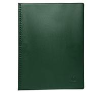Exacompta - Réf. 88523E - 1 Protège-documents Vega - 50 pochettes anti-transfert d'encre - 100 vues - pour A4 - dim 23,5 x 31 cm - couverture en PVC extra souple et extra résistant - couleur vert