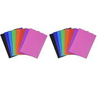 Exacompta - Réf. 8860E - 1 Protège-documents OPAK - 60 pochettes cristal lisse - 120 vues - pour format A4 - dimensions 24 x 32 cm - couverture en polypro semi-rigide - 8 couleurs aléatoires