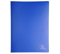 Exacompta - Réf. 8880E - 1 Protège-documents OPAK - 80 pochettes cristal lisse - 160 vues - pour format A4 - dimensions 24 x 32 cm - couverture en polypro semi-rigide - 8 couleurs aléatoires