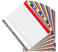 Exacompta Jeu D'intercalaires Numériques En Polypropylène. 31 Touches Multicolores. Format A4+.