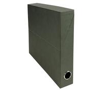 Exacompta - Réf. 89421E - 5 boîtes transfert en papier toilé - Dos 120 mm - Avec un œillet en métal - Pour format A4 - Dimensions 25,5 x 34 x 12 cm - noir - livrées montées