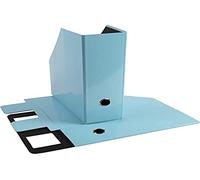 Exacompta - Réf. 90560E - Lot de 2 porte-revues Aquarel - En carton recouvert de papier pelliculé - Dos 10cm - Dimensions 25x31cm - Livrés à plat - Coloris aléatoires de même couleur