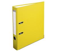 Exacompta - Réf. 915404B - 1 Classeur à levier A4 - Dos de 50 mm - Mécanique 50 mm - Dimensions extérieures : 32 x 29 x 5 cm - Format à classer A4 - Coloris : Jaune