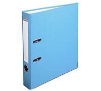 Exacompta - Réf. 915412B - 1 Classeur à levier A4 - Dos de 50 mm - Mécanique 50 mm - Dimensions extérieures : 32 x 29 x 5 cm - Format à classer A4 - Coloris : Bleu clair