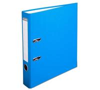 Exacompta - Réf. 915412B - Carton de 20 classeurs à levier A4 - Dos 50 mm - Mécanique 50 mm - Dimensions extérieures : 32x29 cm - Format à classer A4 - Bleu clair