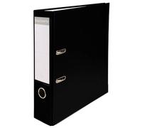Exacompta - Réf. 918401B - Carton de 20 classeurs à levier A4 - Dos 75 mm - Mécanique 80 mm - Dimensions extérieures : 32x29 cm - Format à classer A4 - Noir