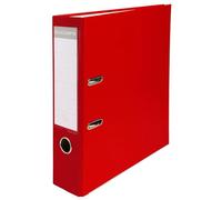 Exacompta - Réf. 918403B - Carton de 20 classeurs à levier A4 - Dos 80 mm - Mécanique 80 mm - Dimensions extérieures : 32x29 cm - Format à classer A4 - Rouge