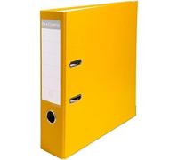 Exacompta - 20 X Classeur À Levier Polypropylène Dos De 75mm - Jaune
