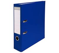 Exacompta - Réf. 918407B - Carton de 20 claseurs à levier A4 - Dos 80 mm - Mécanique 80 mm - Dimensions extérieures : 32 x 29 x 8 cm - Format à classer A4 - Coloris : Bleu