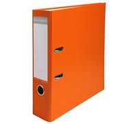 Exacompta - Réf. 918414B - 1 Classeur à levier A4 - Dos 75 mm - Mécanique 80 mm - Dimensions extérieures : 31,8 x 28,4 x 8 cm - Format à classer A4 - Coloris : Orange