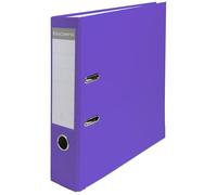 Exacompta - Réf. 918417B - Carton de 20 classeurs à levier A4 - Dos 75 mm - Mécanique 80 mm - Dimensions extérieures : 32 x 29 x 8 cm - Format à classer A4 - Couleur Violine