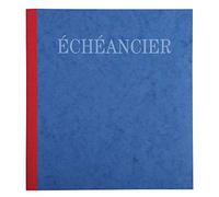 Exacompta - Réf. 960E - 1 Piqûre ECHÉANCIER - format vertical 210 x 190 mm - 80 pages - 12 onglets - couverture en carte lustrée certifiée FSC - 4 coloris aléatoires, bleu, jaune, rouge, vert