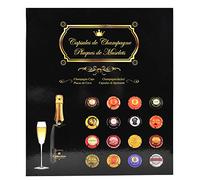 Exacompta - Réf. 96110E - 1 album de collection pour 64 capsules de champagne - Couverture rigide pelliculage brillant - Format 29 x 32,5 cm - coloris noir