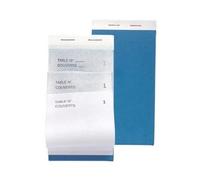 Exacompta - Réf. 96201E - Carton de 50 blocs Maître d'Hôtel - Carnet de commande pour restaurants - 50 feuillets blancs autocopiants en 2 exemplaires numérotés - Format vertical 8 x 15 cm