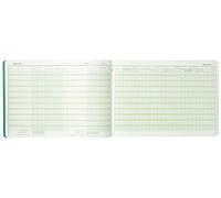 Exacompta - Réf. 9620E - 1 Piqûre Journal des Recettes Dépenses des Professions libérales - 80 pages foliotées - format 270 x 380 mm - 4 couleurs aléatoires, jaune, bleu, rouge, vert