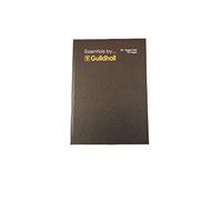 Exacompta - Réf GES461Z - Guildhall - Carnet de comptes Essentials Single Cash A5, 148 x 210 mm, 192 pages de papier pré-imprimé 80 g/m² - Recettes, dépenses, résumés