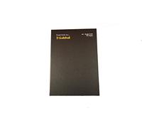 Exacompta - Réf GES6421Z - Guildhall - Carnet de comptes Essentials Single Cash A4, 297 x 210 mm, 192 pages de papier pré-imprimé 80 g/m² - Recettes, dépenses, résumés