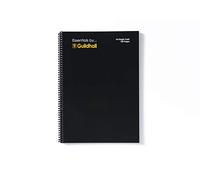 Exacompta - Réf GES7421Z - Guildhall - Carnet de comptes Essentials à spirales A4, 297 x 210 mm, 192 pages de papier pré-imprimé 80 g/m² - Recettes, dépenses, résumés