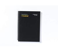 Exacompta - Réf GES761Z - Guildhall - Carnet de comptes Essentials à spirales A5, 148 x 210 mm, 192 pages de papier pré-imprimé 80 g/m² - Recettes, dépenses, résumés