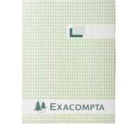 Exacompta Registre 29,7x21cm 5x5 folioté 200 pages Noir 412E