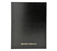 EXACOMPTA Registre à onglets 32x25cm - Procès-verbaux 200 pages - Noir