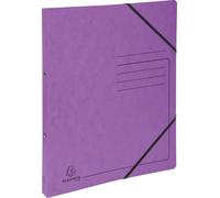Exacompta Reliure à anneaux 542558E DIN A4 2 anneaux en carton violet