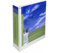 Exacompta Reliure baguette plastique transparente A4 - jusqu'à 550 feuilles, dos 7,5 cm, mécanisme Prem'Touch